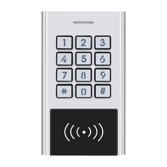 Lettore di tastiera Wiegand - EM/HID/Mifare, IP67 in metallo